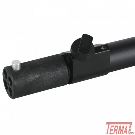 Wentex, pokončni teleskopski nosilec, 2 smerni, črn 