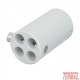 Wentex, nadomestni 4 smerni konektor Ø40.6 mm, beli