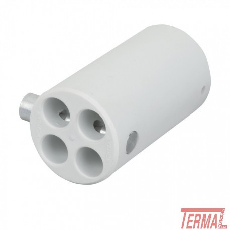 Wentex, nadomestni 4 smerni konektor Ø40.6 mm, beli