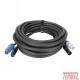 DAP, Kabel, FP20, Powercon XLR, DMX, 15.0m