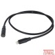 DAP FL104, Lightning na Ženski Stereo mini jack, 0.75 m
