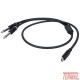 DAP FL111, USB-C na 2 Mono Jack L/R, 1.5m