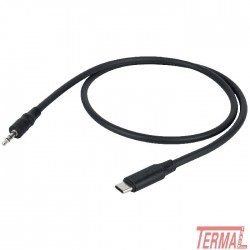 DAP FL113, USB-C na Stereo mini jack, 0.75m