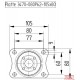 Tente, 3477 UFR 100 P62, Kolo z bremzo 100mm